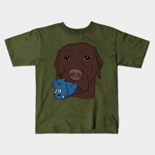 Chocolate Lab Kids T-Shirt